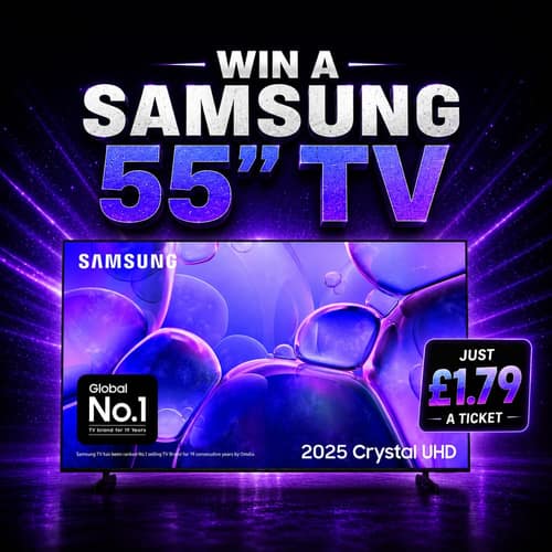 Win A Samsung 55" Smart 4K UHD HDR LED TV