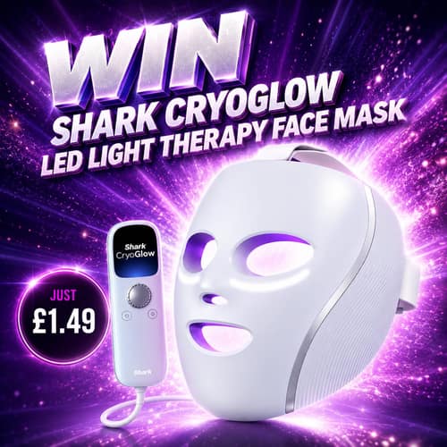 WIN A SHARK CRYOGLOW LED LIGHT THERAPY FACE MASK