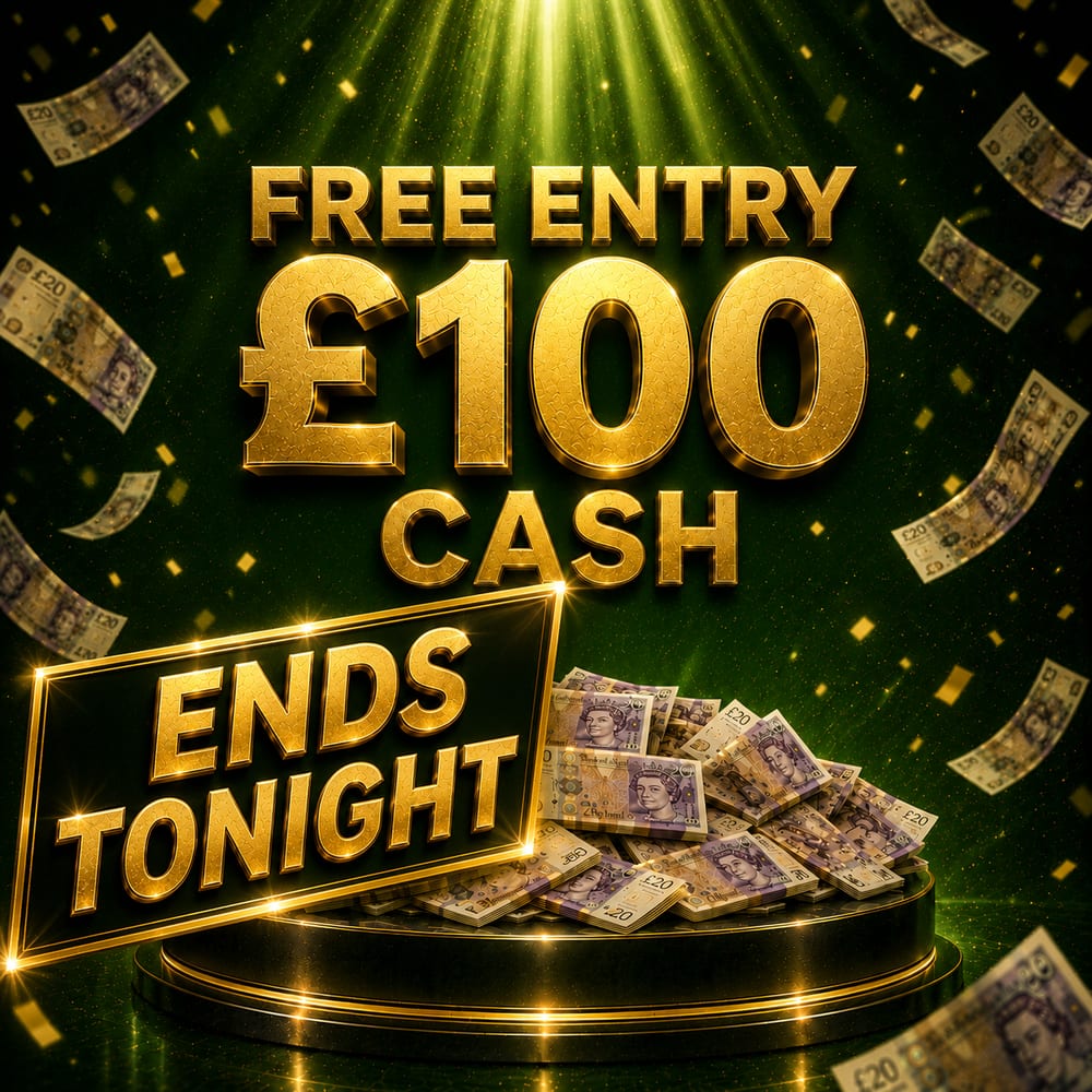 Win £100 Cash - Completely FREE to Enter