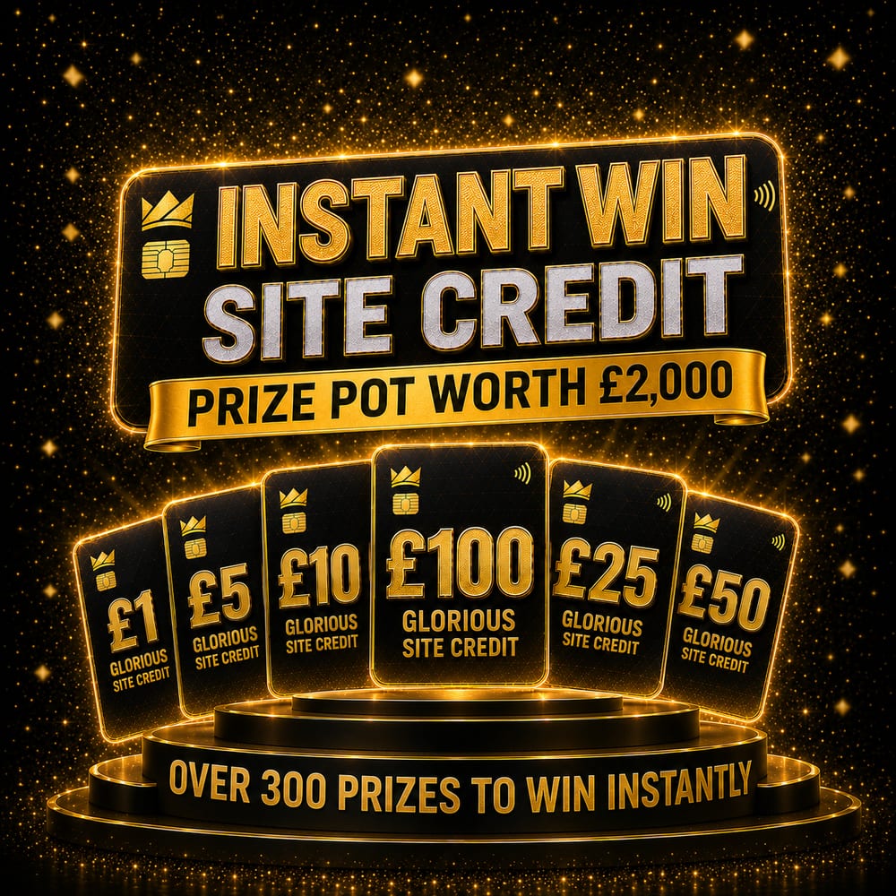 Instant Win Site Credit Game - £2,000 Prize Pot!
