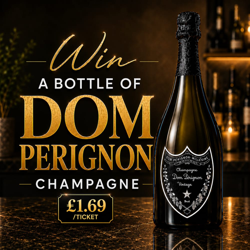 WIN A BOTTLE OF DOM PERIGNON LUMINOUS CHAMPAGNE