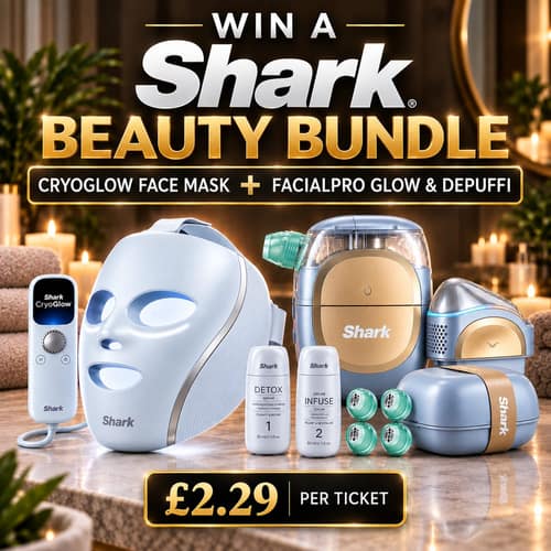 WIN A SHARK BEAUTY BUNDLE – CRYOGLOW MASK + FACIALPRO