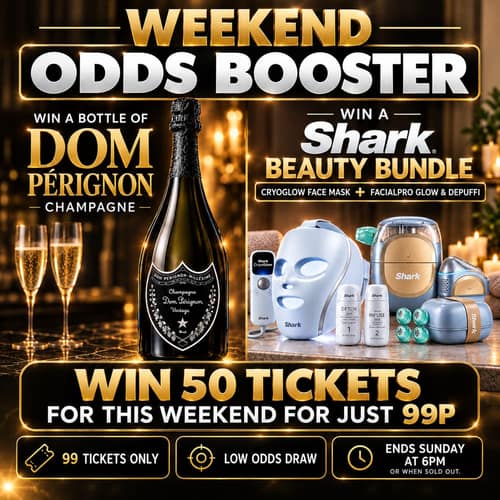 99P WEEKEND ODDS BOOSTER - DOM PERIGNON + SHARK BUNDLE