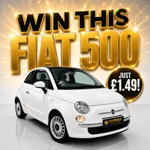 Win This Fiat 500 1.2 Lounge for Just £1.49