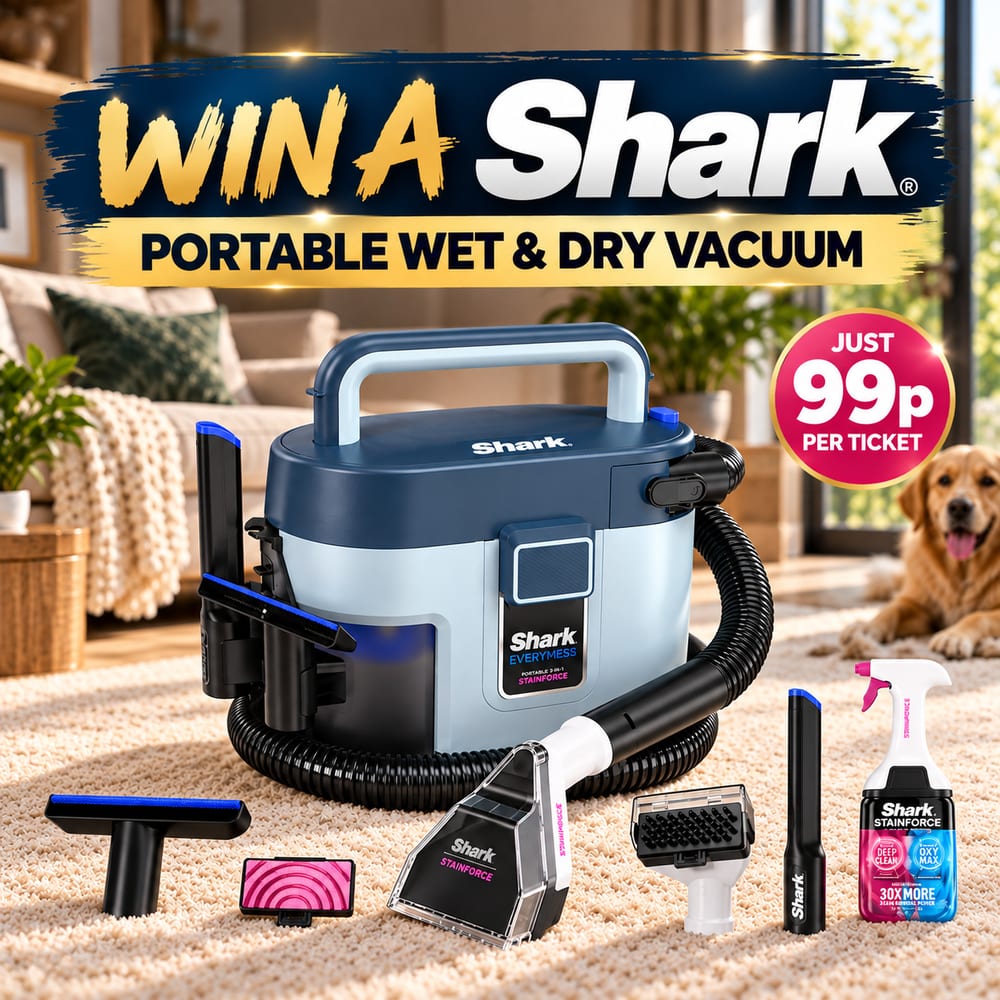 WIN A SHARK EVERYMESS 3-IN-1 WET & DRY VACUUM