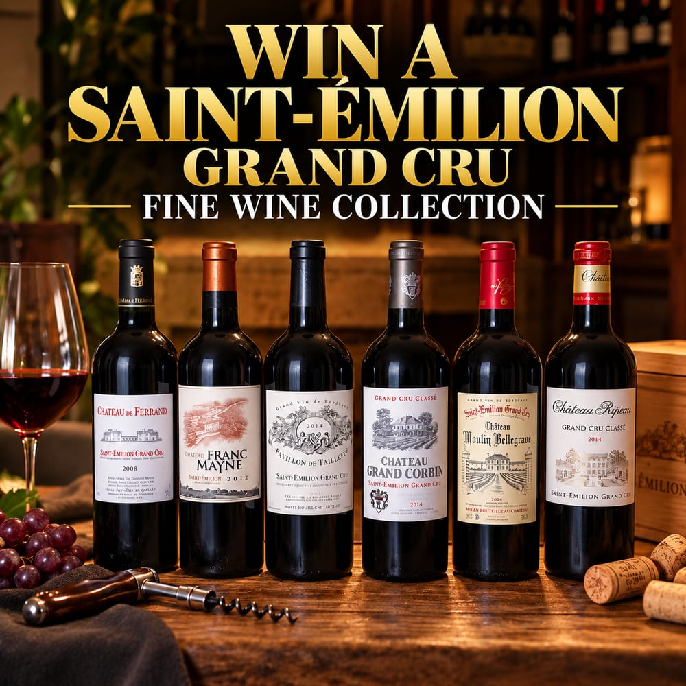WIN A SAINT-ÉMILION GRAND CRU FINE WINE COLLECTION