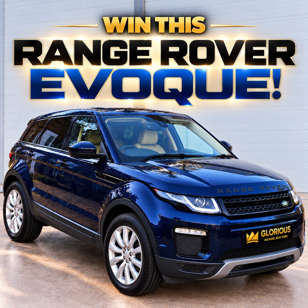 WIN THIS STUNNING RANGE ROVER EVOQUE