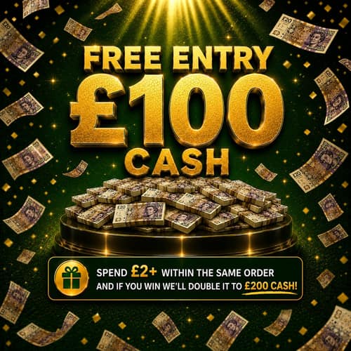 Free £100 Cash Giveaway – Back By Popular Demand!