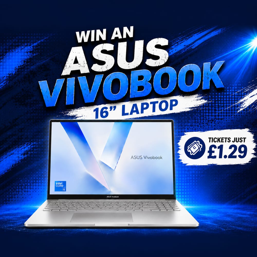 Win an Asus Vivobook 16" HD Laptop